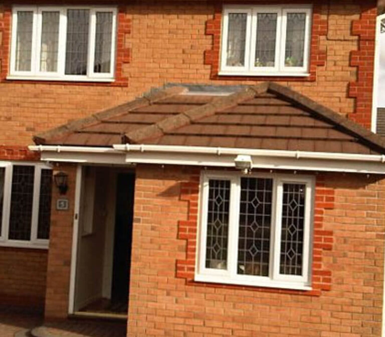 Completed garage conversion with new windows